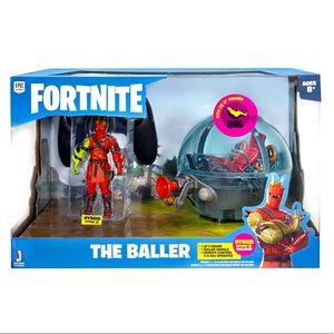 Fortnite Baller RC - 4” Hybrid Action Figure, 4” Scaled Baller & Controller